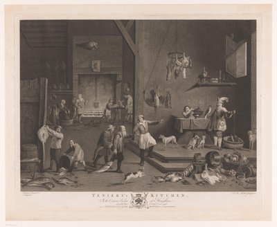 Cena de cozinha com lareira
Teniers