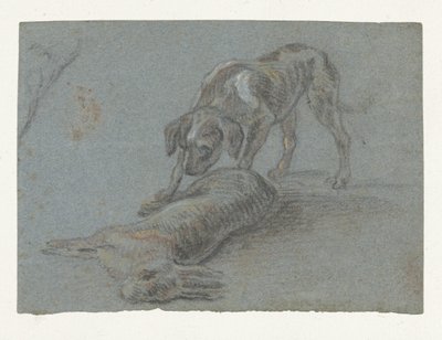 Cão a um tiro de lebre de Jean Baptiste Oudry (possibly)