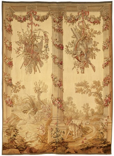 Um painel de uma série de pórticos de Jean Baptiste Oudry