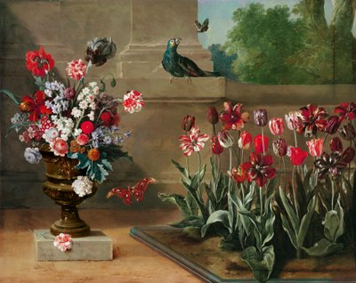 Canto do jardim de Monsieur de la Bruyere de Jean Baptiste Oudry