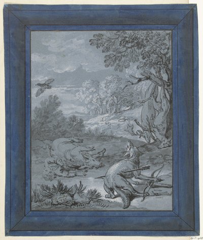 O lobo e o caçador / Le Loup et le Chasseur
Ilustrações para fábulas de Jean de la Fontaine (título da série) de Jean Baptiste Oudry