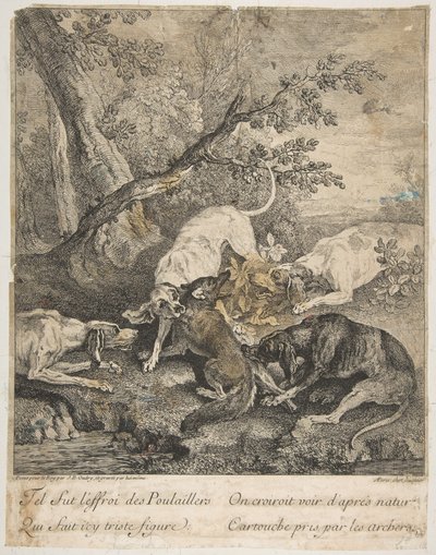 Fox Hunt, 1736. de Jean Baptiste Oudry