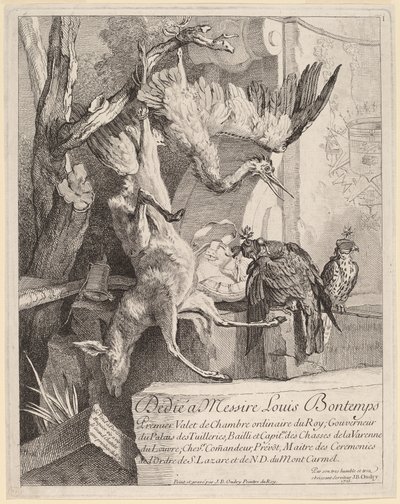 Frontispício de Jean Baptiste Oudry