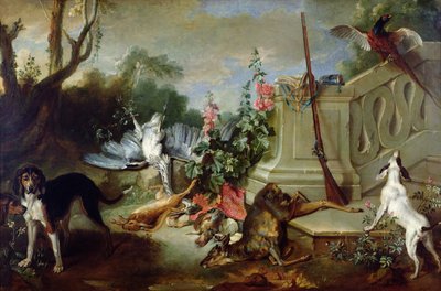 O retorno da caça, 1732 de Jean Baptiste Oudry