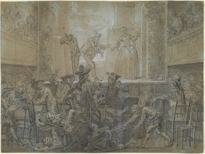 A cena com o alto Baguenodière de Jean Baptiste Oudry