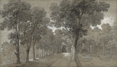 Vista do parque em Arcueil, 1744 de Jean Baptiste Oudry