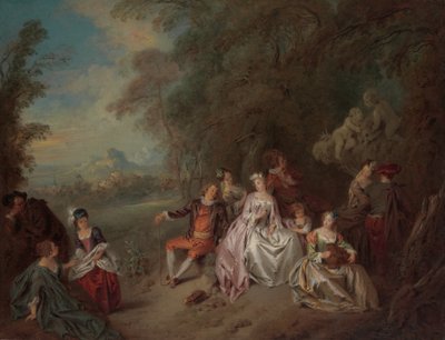 Concerto Country, ca. 1734 de Jean-Baptiste Pater