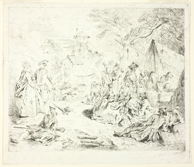 Halte de Soldados de Jean-Baptiste Pater