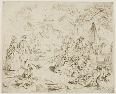 Descanso das tropas de Jean-Baptiste Pater
