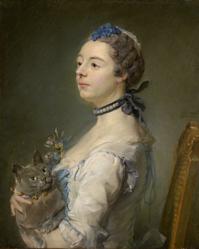 Magdaleine Pinceloup de la Grange, nascida de Parseval de Jean Baptiste Perronneau