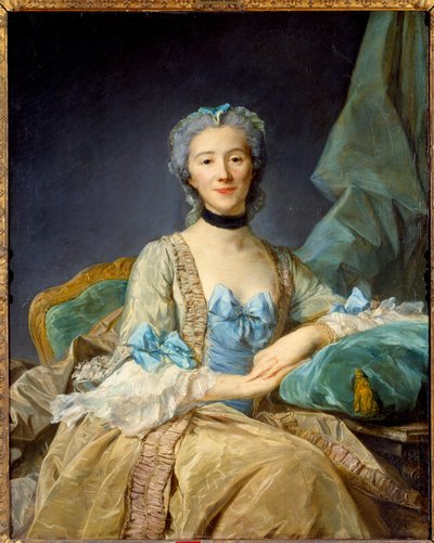 Retrato de Madame de Sorquainville - Pintura de Jean-Baptiste Perroneau (Jean Baptiste Perronneau) (1715-1783) - h s/t 1,01 x 0,81m - Paris, musee du Louvre - Retrato de Madame de Sorquainville. Pintura de Jean-Baptiste Perroneau (1715-1783) - 1,01 x 0 de Jean Baptiste Perronneau