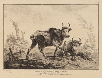 Livro das Seis Folhas de Boi e Vacas de Jean Baptiste Pillement