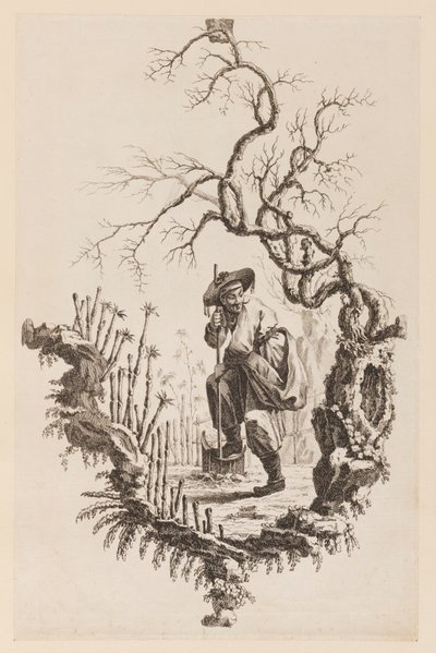 Figura e Ramo de Jean Baptiste Pillement
