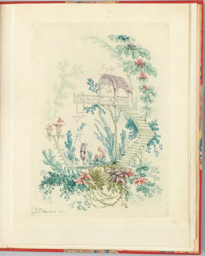 Desenho ornamental de "Nouvelle suite de cahiers chinois a l