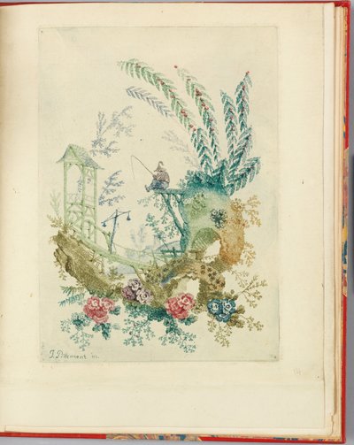 Desenho ornamental de "Nouvelle suite de cahiers chinois a l