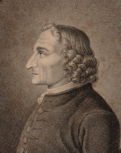 Retrato do violinista e compositor Giuseppe Tartini 1692-1770, 1810. de Jean Baptiste Ponce Lambert