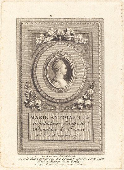 Maria Antonieta de Jean Baptiste Raphael Urbain Massard