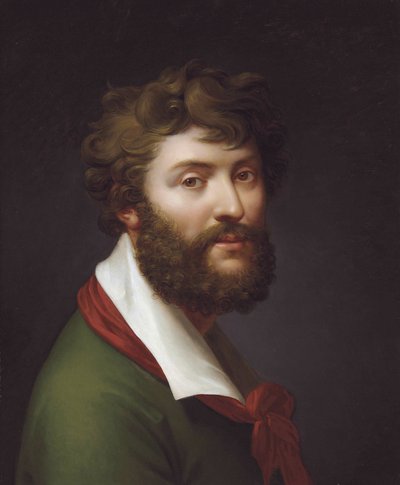 Auto-retrato. de Jean Baptiste Regnault