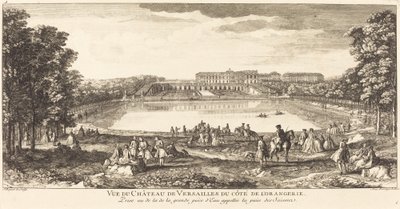 Vista do Palácio de Versalhes da Cote de l