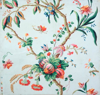 Design de papel de parede floral de Jean Baptiste Réveillon