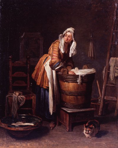 Lavadeira de Jean-Baptiste Simeon Chardin