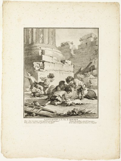 O jogo das pedras, de Os jogos dos ouriços de Paris de Jean Baptiste Tilliard I