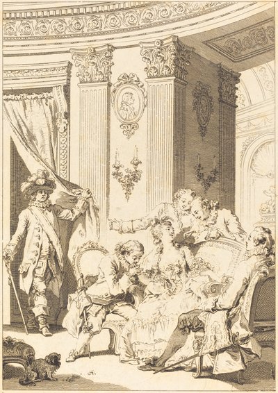 Le mari confesseur de Jean Baptiste Tilliard and Antoine Jean Duclos after Jean Honoré Fragonard