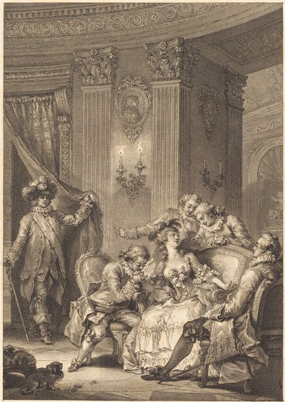 Le mari confesseur de Jean Baptiste Tilliard and Antoine Jean Duclos after Jean Honoré Fragonard