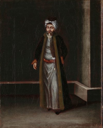 Um Guardião do Dinheiro Judaico de Jean Baptiste Vanmour (workshop of)