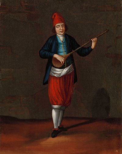 Homem da Ilha de Sérifos de Jean Baptiste Vanmour (workshop of)
