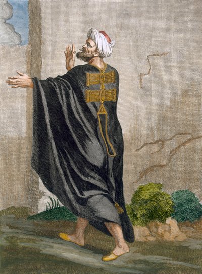 Berbere, placa 95 da "Coleção de Cem Gravuras representando as diferentes nações do Levante", de Charles de Ferriol, gravada por B. Baron, 1707-08 de Jean Baptiste Vanmour