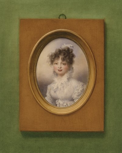 Retrato da grã-duquesa Catarina Pavlovna da Rússia de Jean Baptiste after Isabey