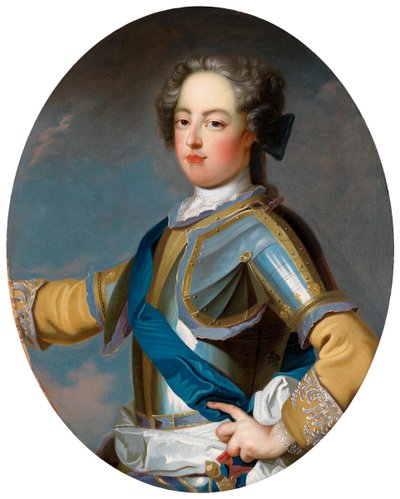 Retrato do rei Luís XV 1710-1774, 1720s de Jean Baptiste van Loo