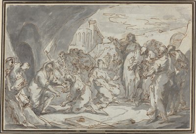Die Auferweckung des Lazarus von Jean Baptiste van Loo