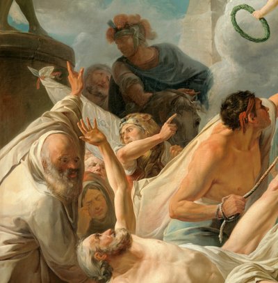 O Martírio de São Bartolomeu ( pormenor ) (Pintura) de Jean Bardin