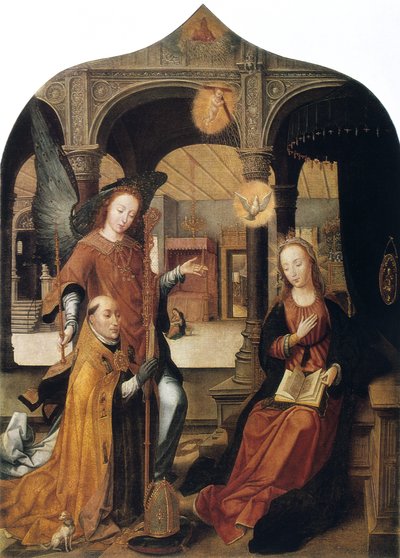 Anunciação, 1516-1517 de Jean the Elder Bellegambe