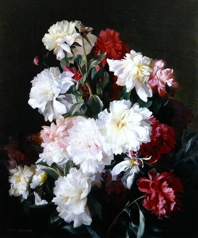 Natureza Morta das Flores (óleo sobre tela) de Jean Benner