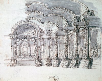 paisagem de Jean Berain, Jean Baptiste Lully