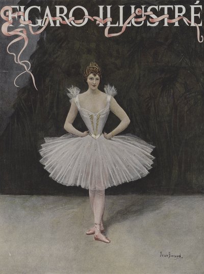 O dançarino Capa do Ilustre Figaro, fevereiro de 1895 de Jean Beraud