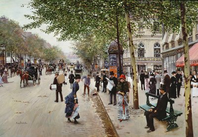Cena de rua parisiense de Jean Beraud