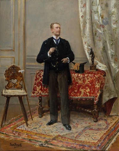 Retrato de Edmond Taigny 1828-1906, c. 1890. de Jean Beraud