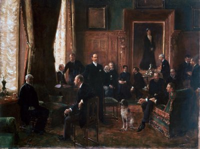 O Salão da Condessa Potocka, 1887 de Jean Beraud