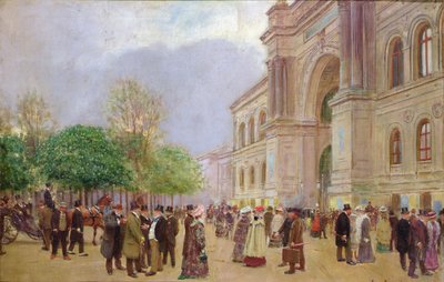 A saída do Salão no Palais de L