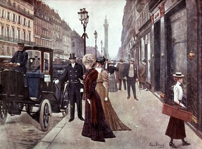 A rue de la paix em Paris, c. 1900 (pintura) de Jean Beraud