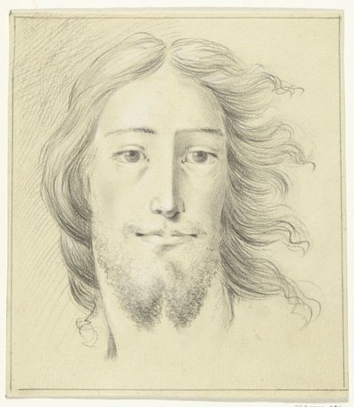 Cabeça de um homem (Cristo?) de Jean Bernard