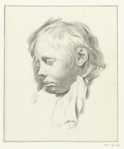 Cabeça de menino dormindo de Jean Bernard