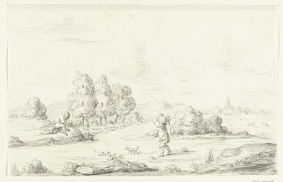 Paisagem com dois homens de Jean Bernard