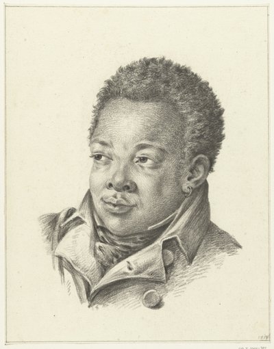 Retrato de um homem negro de Jean Bernard