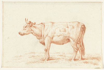 Vaca em pé, à esquerda de Jean Bernard