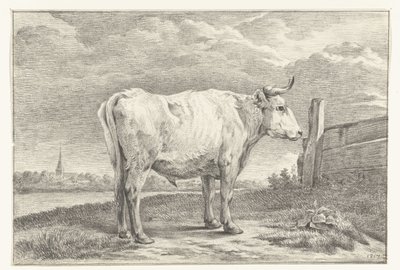 Touro de pé, à direita de Jean Bernard